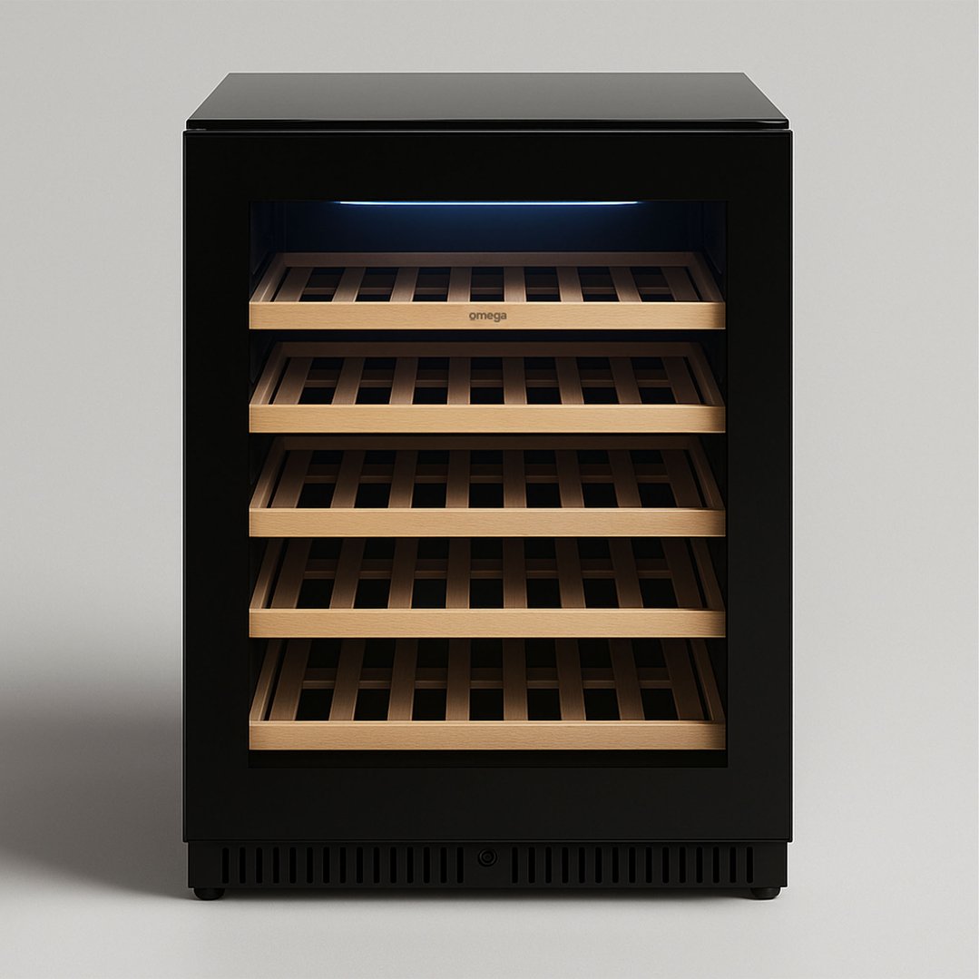 Omega 52 Bottle Single Zone Wine Cabinet OCW52SB