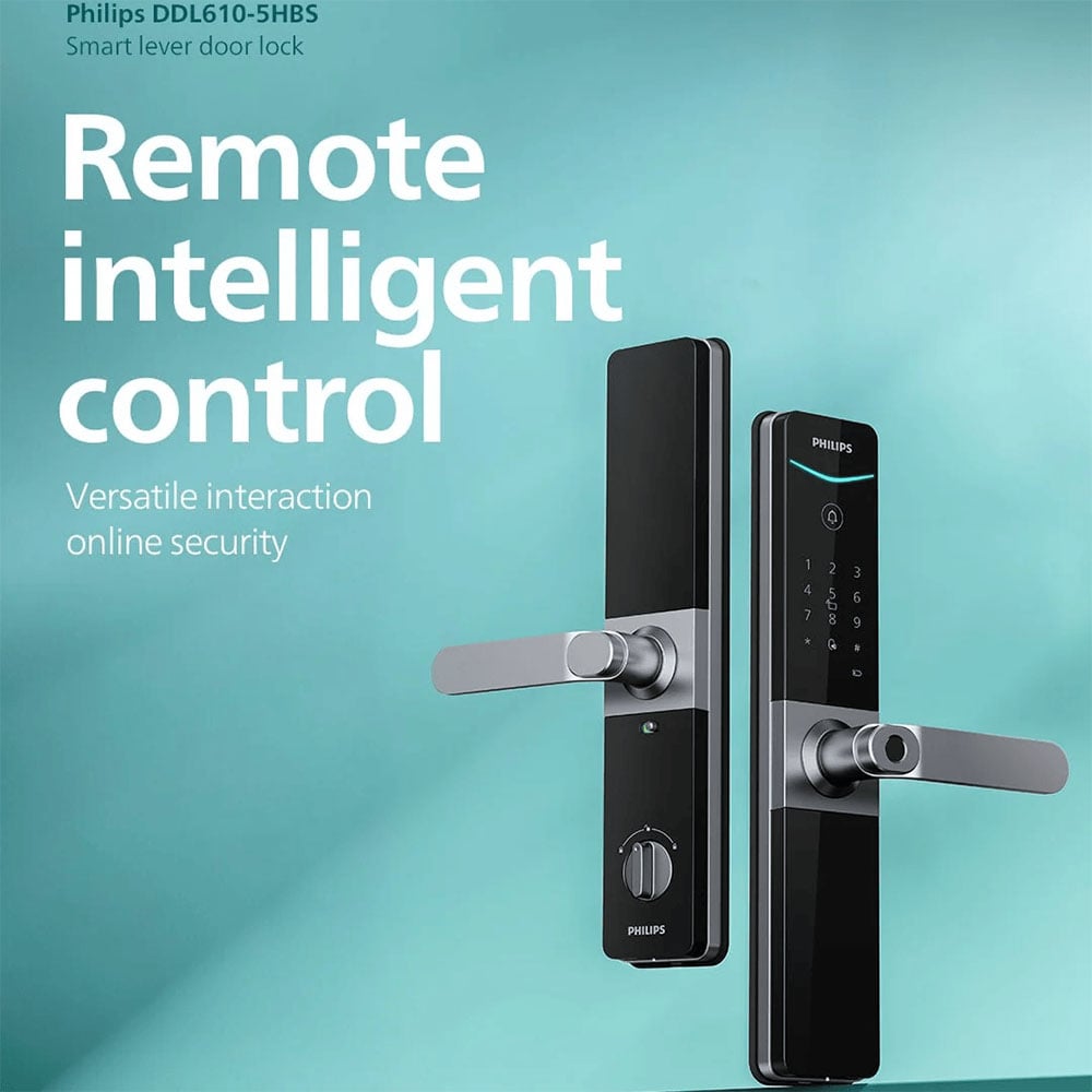 Philips 6000 Series Smart Lever Door Lock DDL610-5HBS