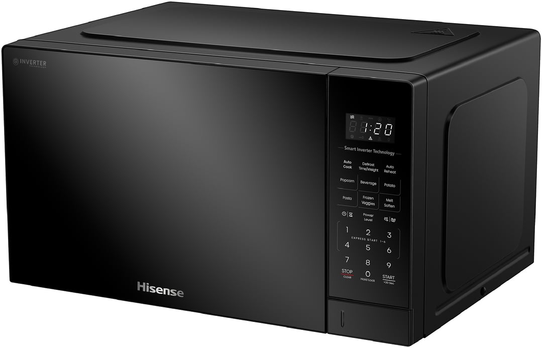 Hisense 34L 1100W Smart Inverter Microwave - Black Mirror HMAS3411BMV