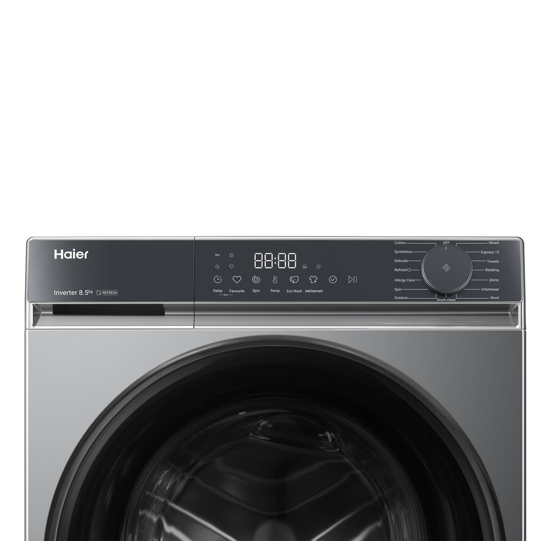 Haier 8.5kg 300 Series Front Load Washing Machine - Black HWF85KB1