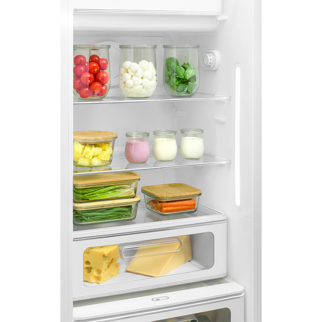 Smeg FAB 28 50’S Style Retro Refrigerator, Right Hand - Red FAB28RRD5AU