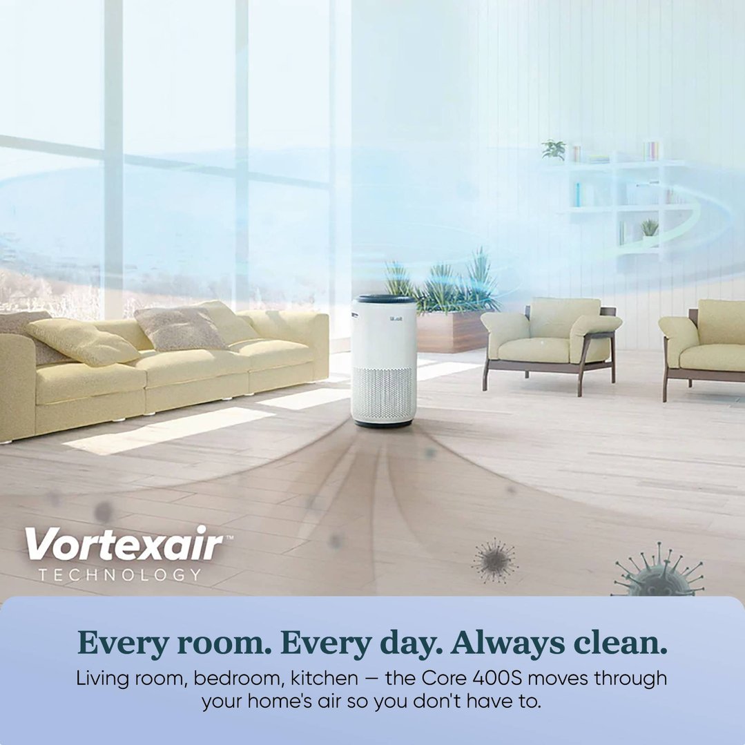Levoit Core 400S Smart HEPA Air Purifier Smart WiFi, Covers up to 90m2 HEAPAPLVSAU0134Y