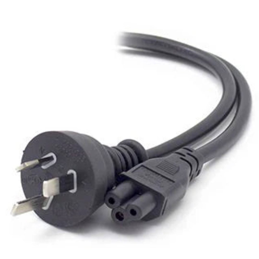 Alogic 2m Aus 3 Pin Mains Plug to IEC C5 MF-AUS3PC5-02R