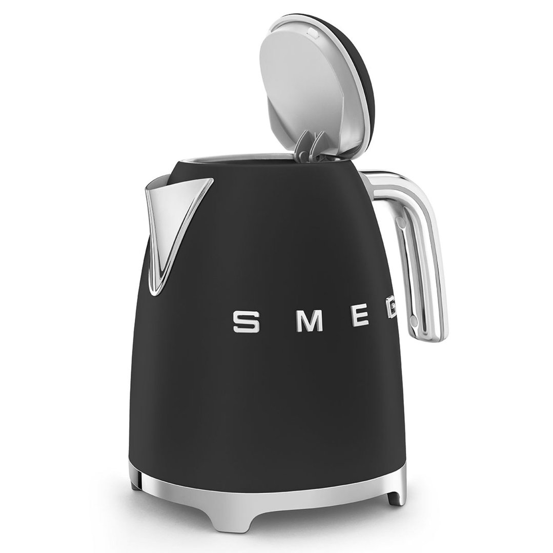 Smeg 50's Retro Style Electric Kettle - Black Matte KLF03BLMAU