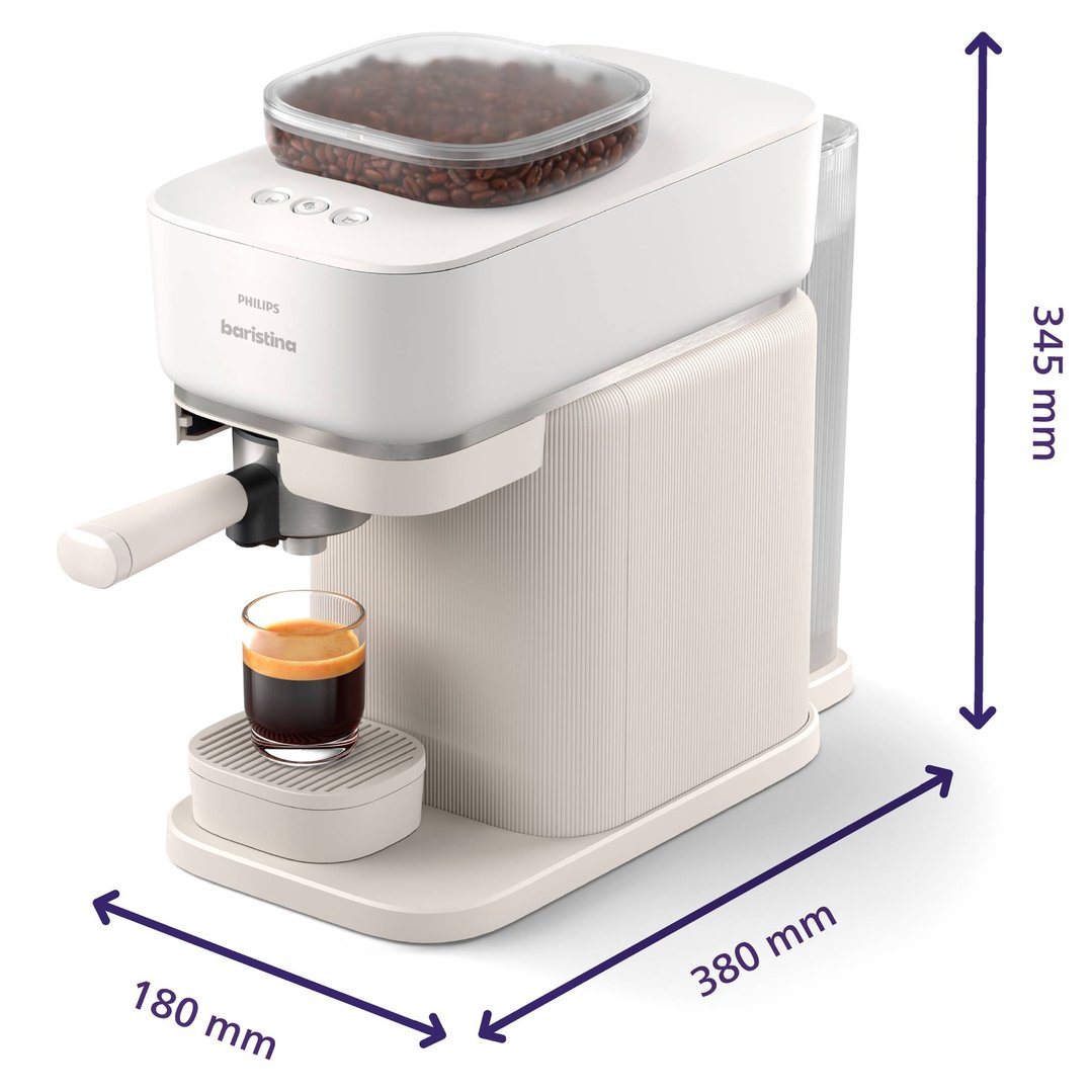 Philips Baristina Espresso Machine Cloud White BAR300/00