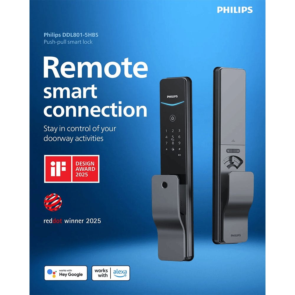 Philips 8000 Series Push-pull Smart Lock DDL801-5HBS