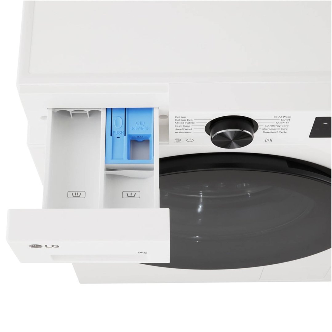 LG 8KG Series 3 AI Steam Front Load Washer White WX3-1408W