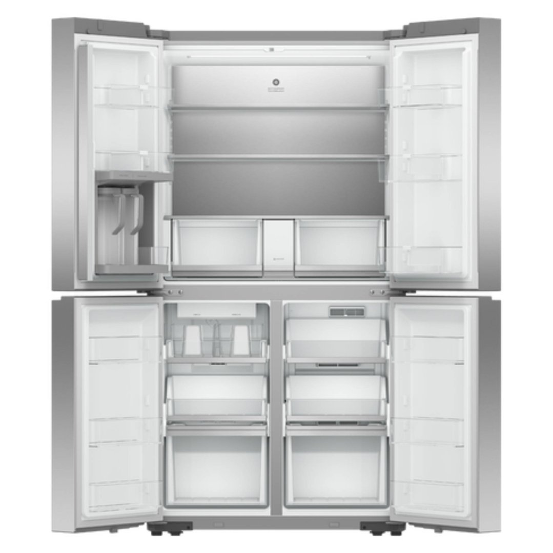 Fisher & Paykel 627L Series 7 Quad Door Refrigerator Freezer Stainless Steel RF620QNPVX1
