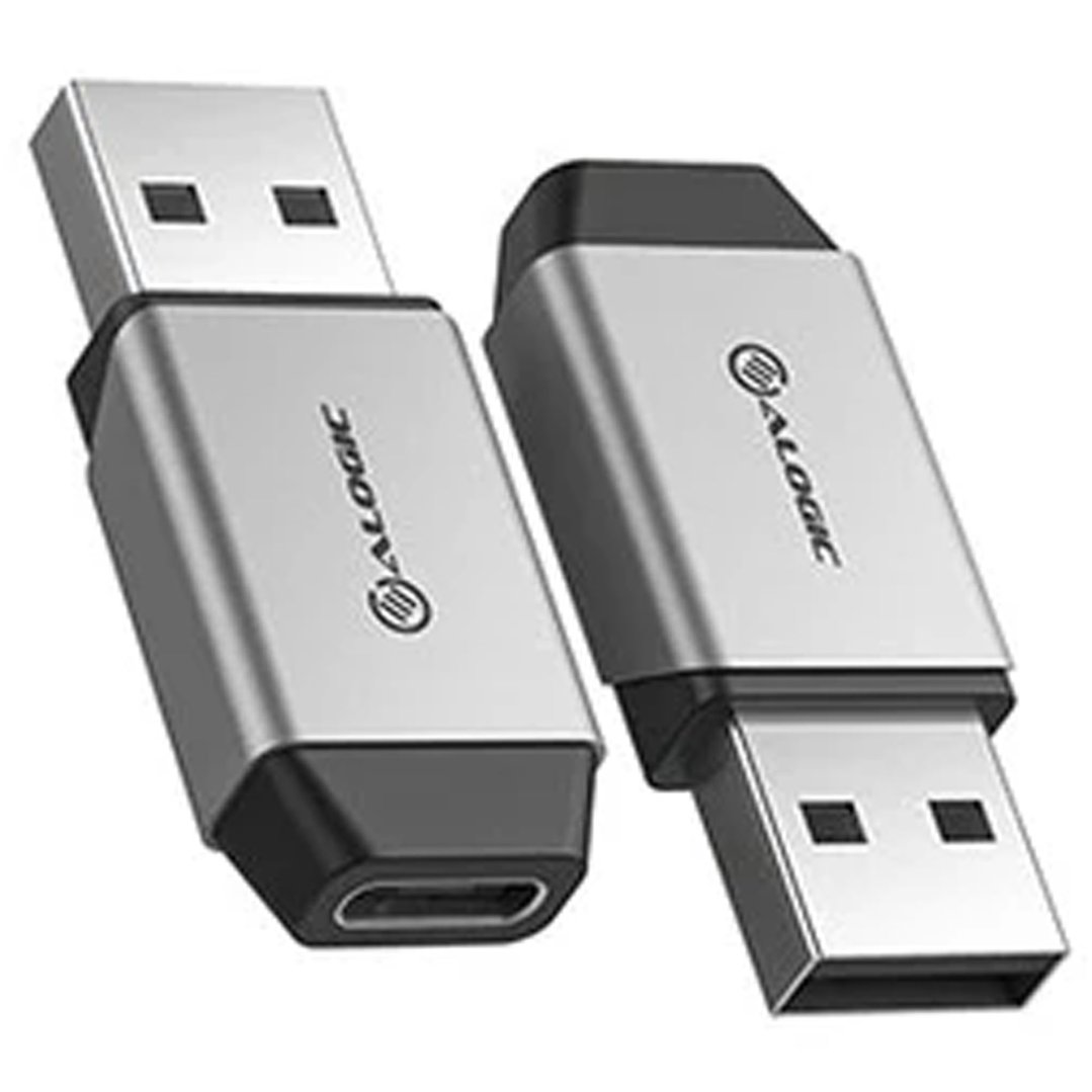 Alogic Ultra USB-A to USB-C Mini Adapter ULACMN-SGR