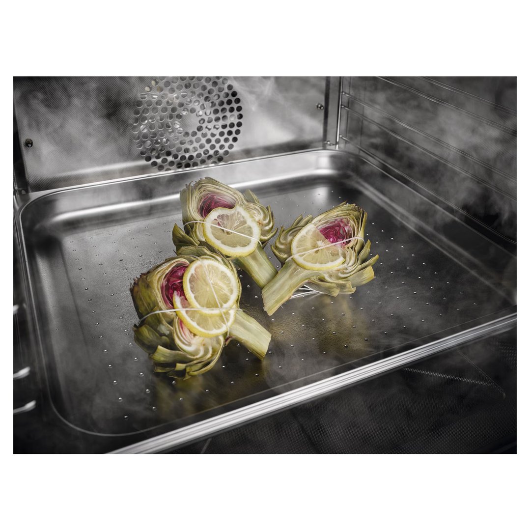 Miele 45cm Handleless Compact Combination Steam Oven with M Touch Display and HydroClean Graphite Grey DGC7840HCXPROGRGR
