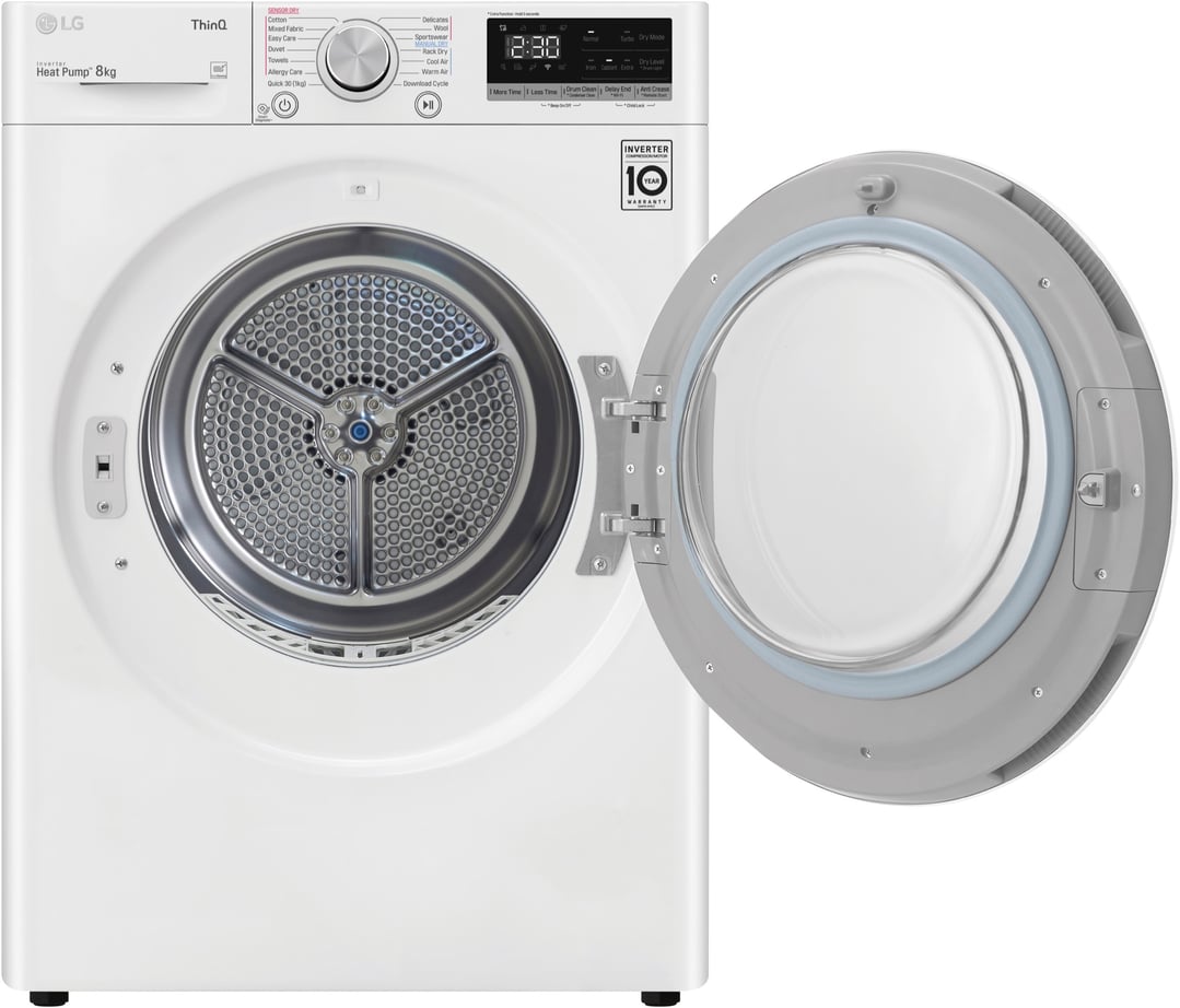 LG 8kg Series 5 Heat Pump Dryer DVH508W