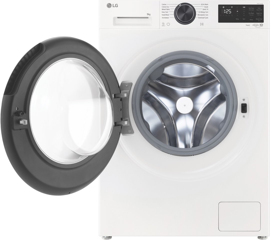 LG 9kg Series 3 Front Load Washer - AI Wash - White WX3-1409W