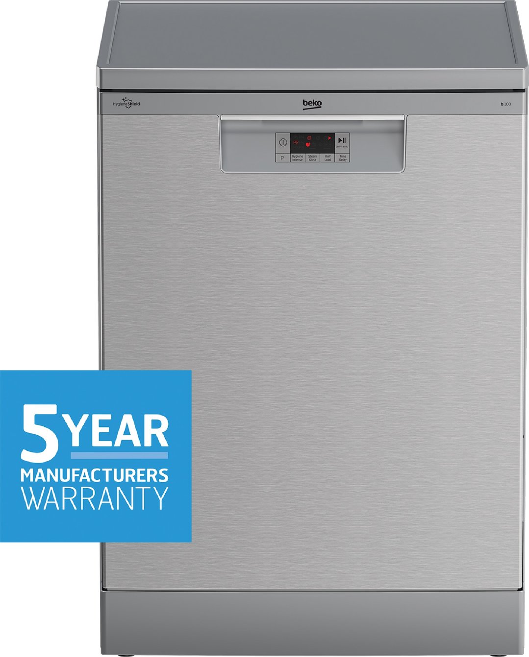 Beko 14 Place Setting Freestanding Dishwasher - Stainless Steel BDFB1410X