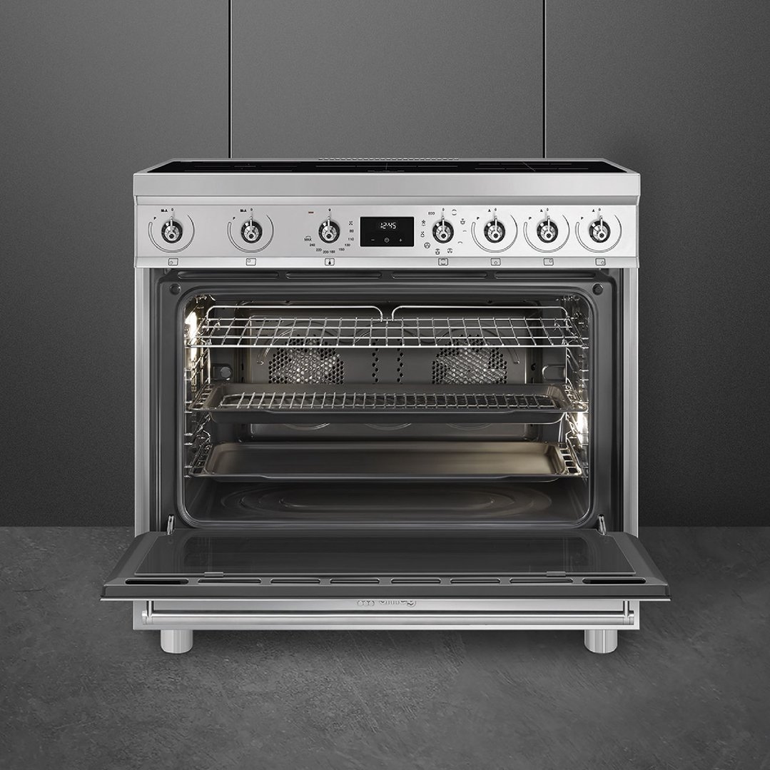 Smeg Classic 90cm Freestanding Cooker Stainless Steel C9IMX2