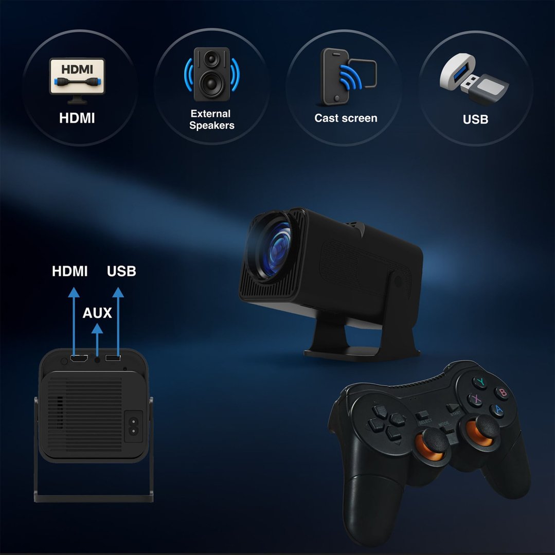 Laser 720P Smart Gaming Projector PJ-GH803B-168