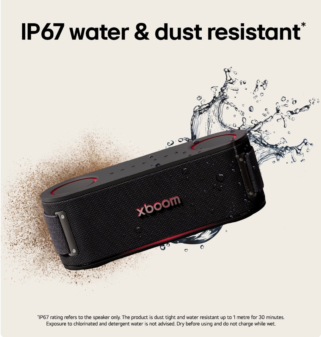 LG xboom Bounce Portable Bluetooth Speaker BOUNCE