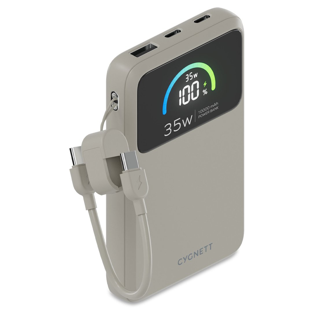 Cygnett ChargePro Gen2 10k Power Bank - Ivory CY6079PBCHE