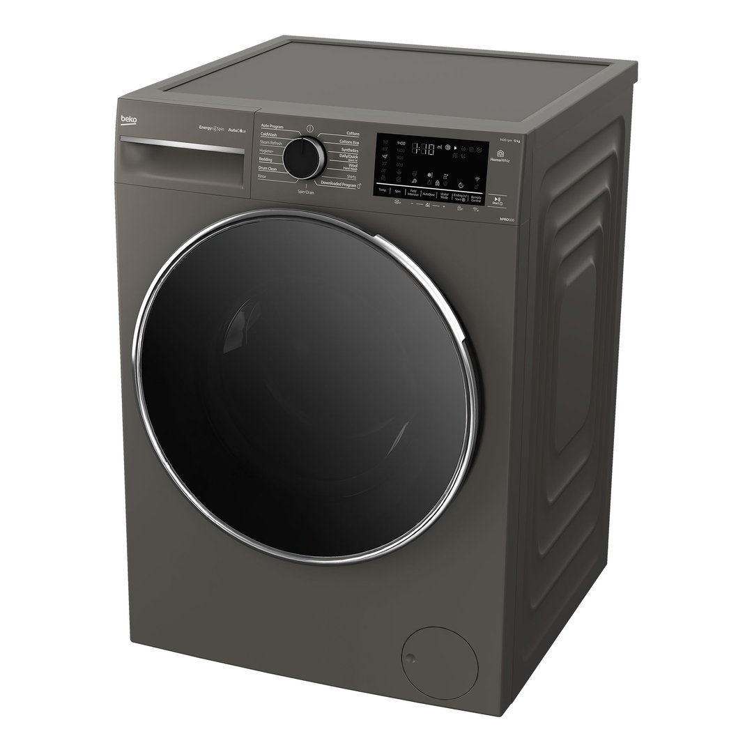 Beko 12kg Autodose Front Load Washing Machine with Steam Graphite BFLB123ADG