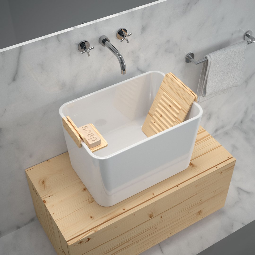 Turner Hastings Tribo 60x42 Fireclay Sink 109900