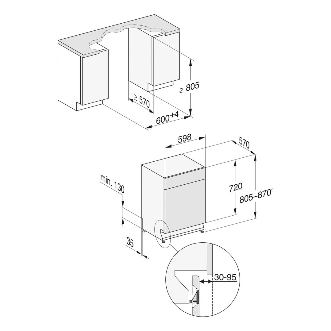 Miele 60cm Built-Under Dishwasher with QuickPowerWash CleanSteel G5000SCUCLST