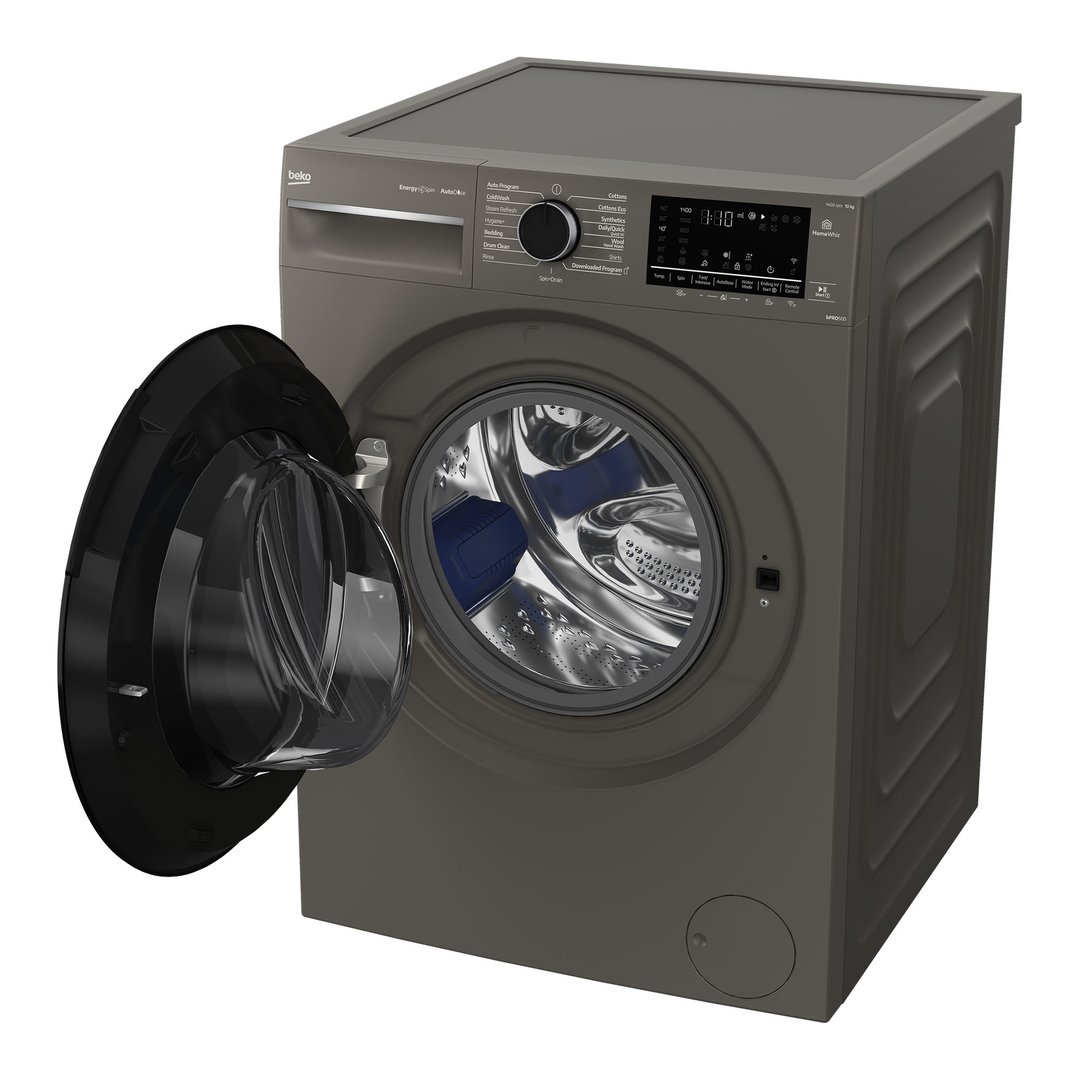 Beko 10kg Autodose Front Load Washing Machine with Steam Graphite BFLB103ADG