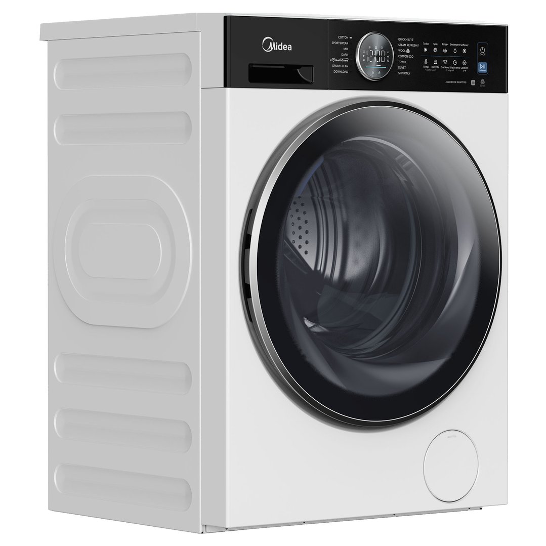 Midea 10kg Front Load Washer - White MF210W100ABW