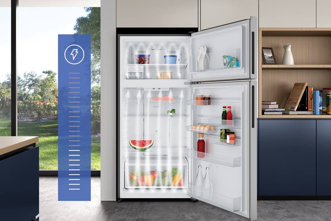Westinghouse 312L Top Mount Fridge - White WTM3100WL-X