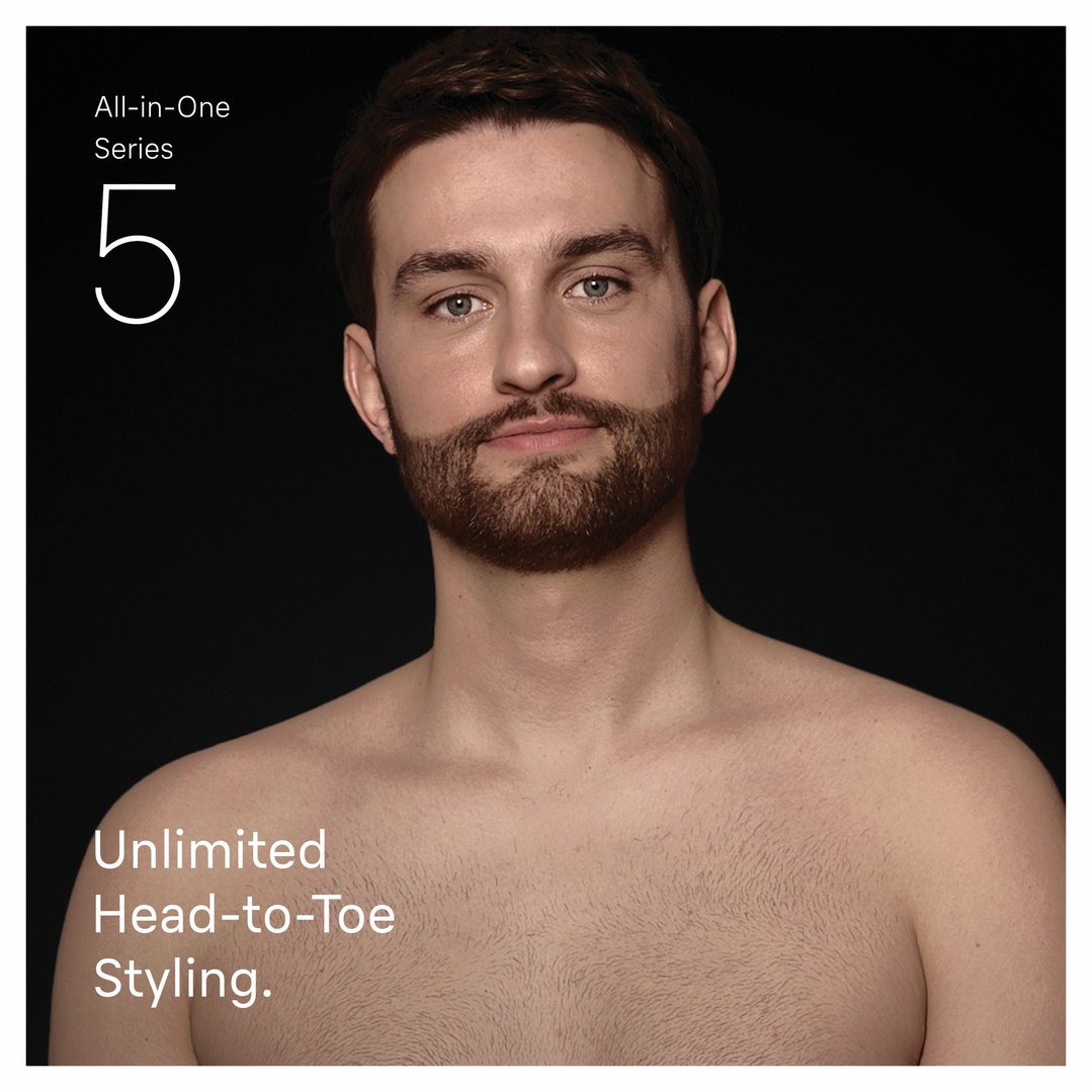 Braun All-in-One Series 5 Beard Trimmer Grooming Kit AIO5520