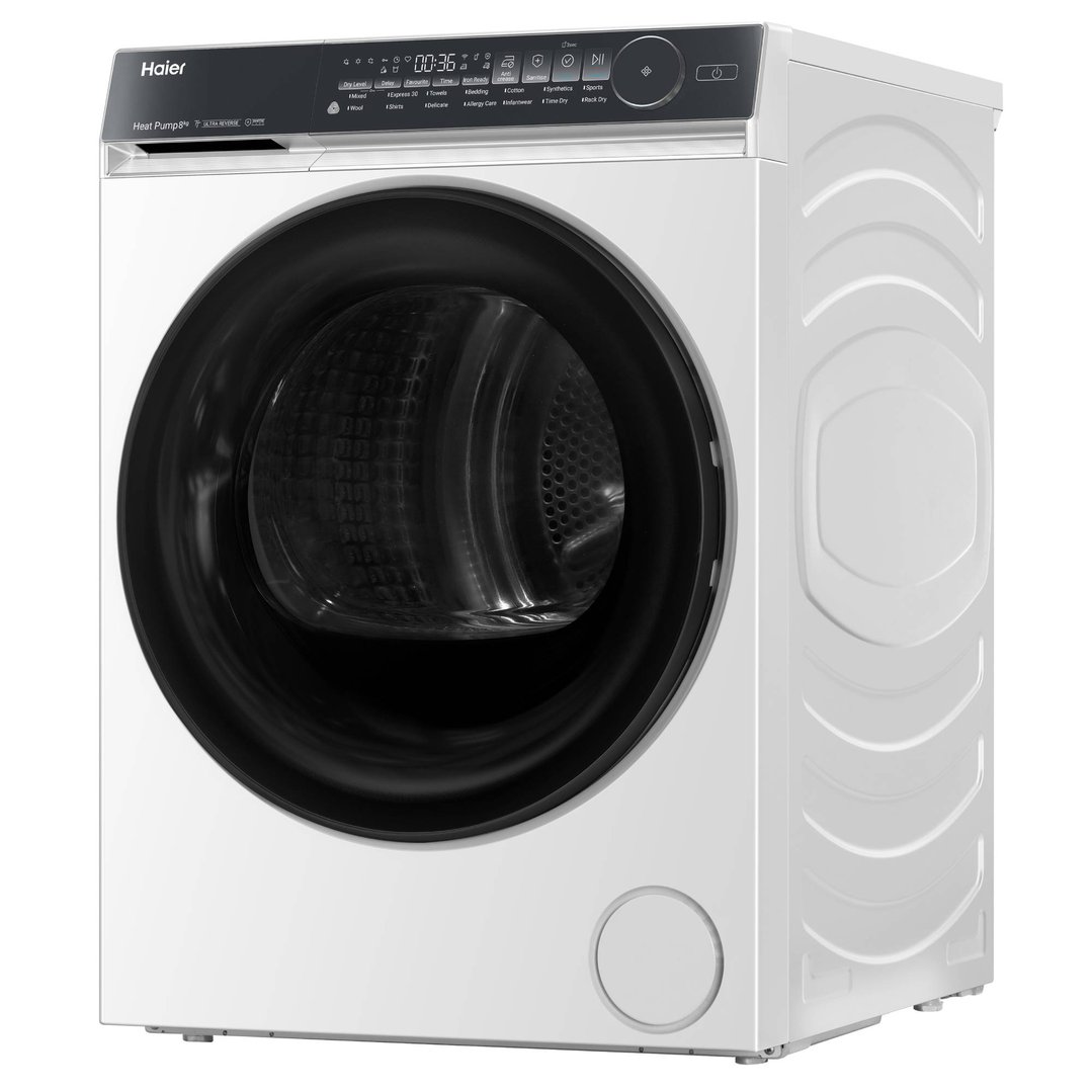 Haier 8kg 500 Series Heat Pump Dryer - White HDHPS80NW1