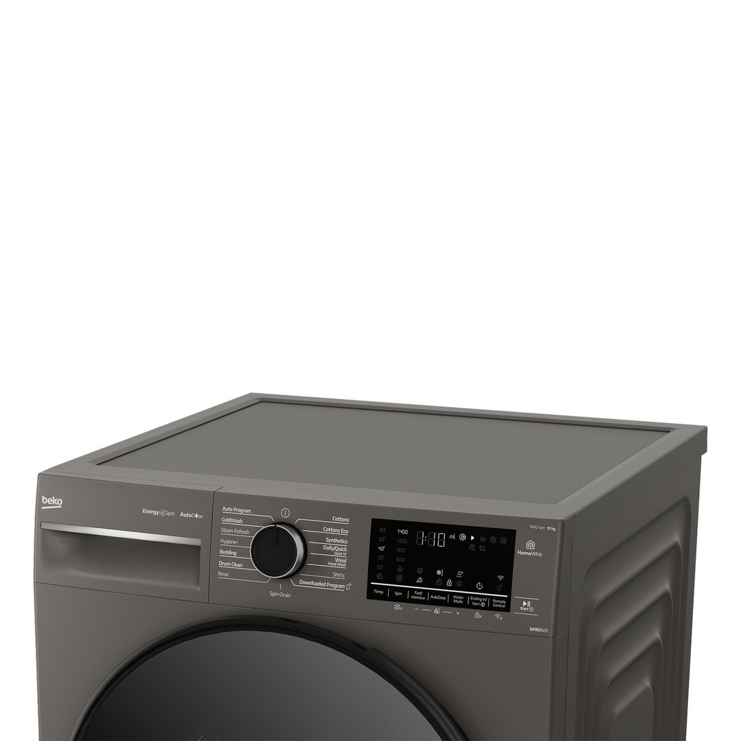 Beko 10kg Autodose Front Load Washing Machine with Steam Graphite BFLB103ADG
