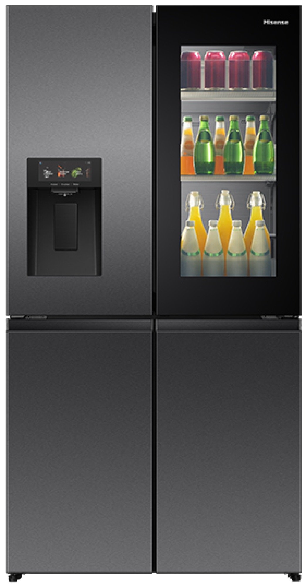 Hisense PureView 615L French Door Fridge HRCD615TBWV