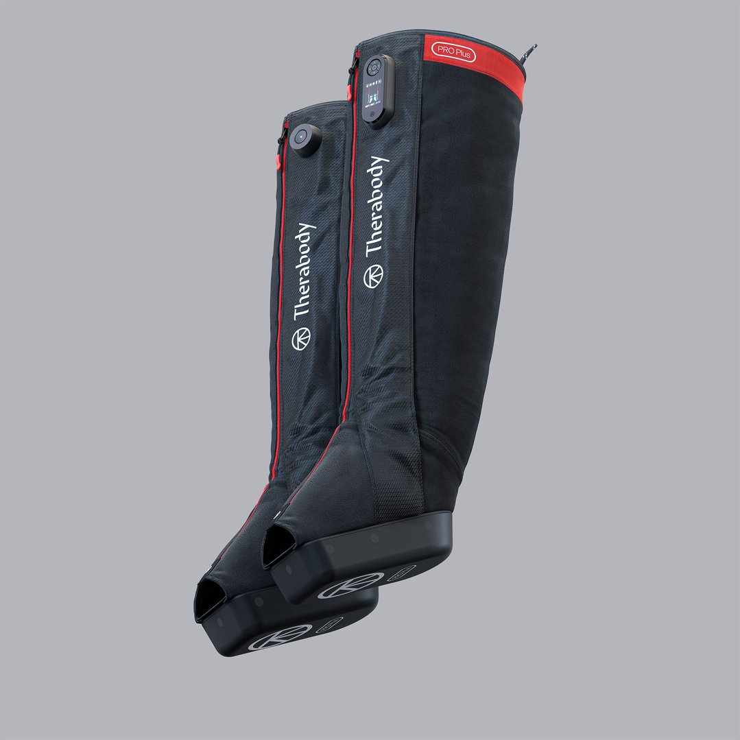 Therabody JetBoots PRO Plus - Wireless Compression Boots With Vibration & Infrared LED Light - Short JB0004130-6A1S