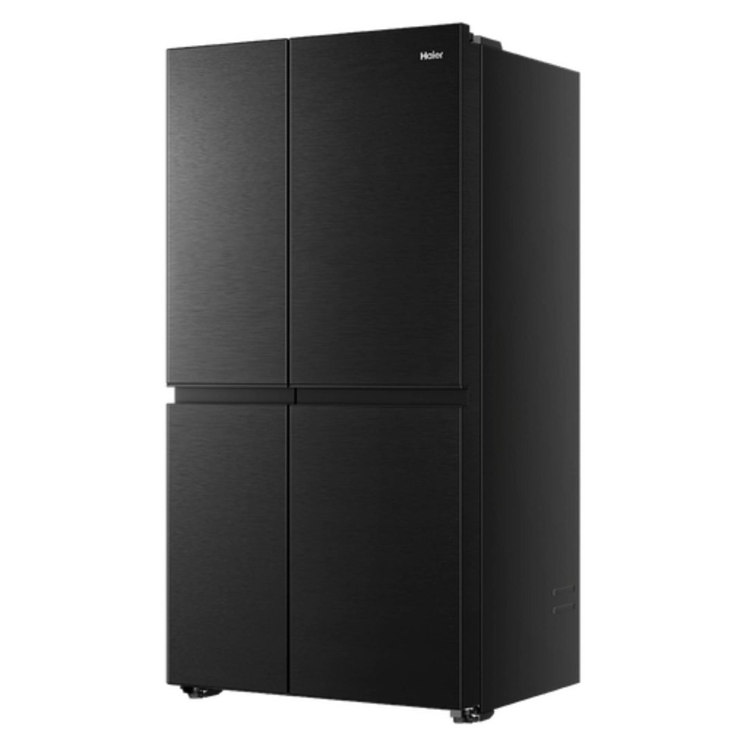 Haier 666L 500 Series, Side-by-Side Refrigerator Freezer, Black HRF650XC