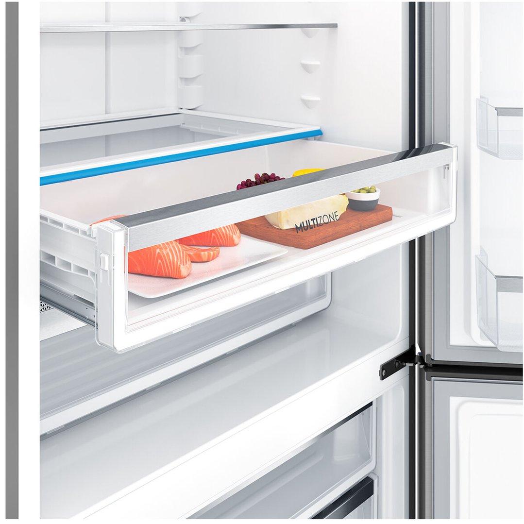 Electrolux 496L UltimateTaste 500 Bottom Mount Fridge - Silver EBE5002SD-R