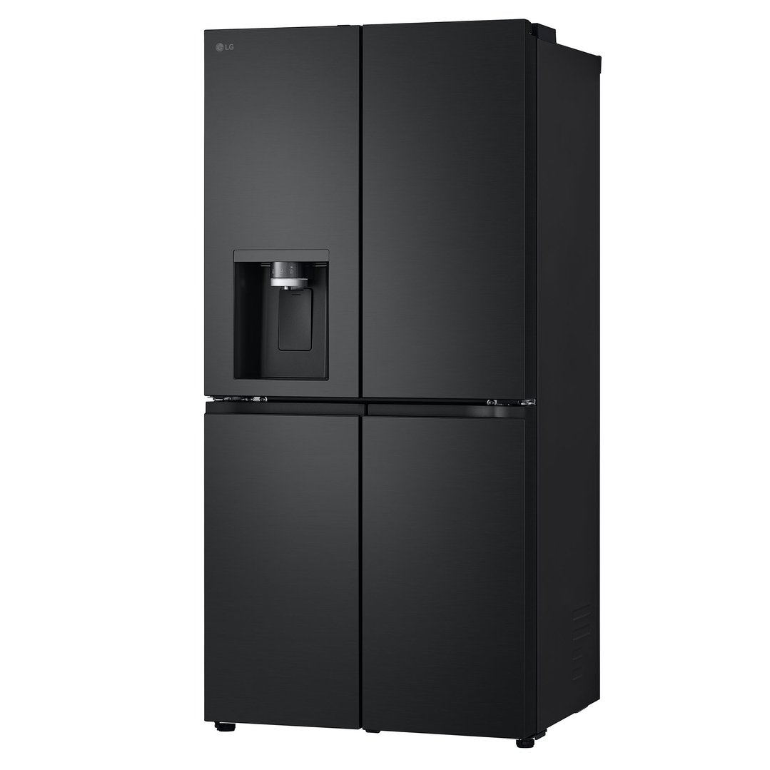 LG 506L Ice & Water Dispenser French Door Fridge Matte Black GF-L500MBL