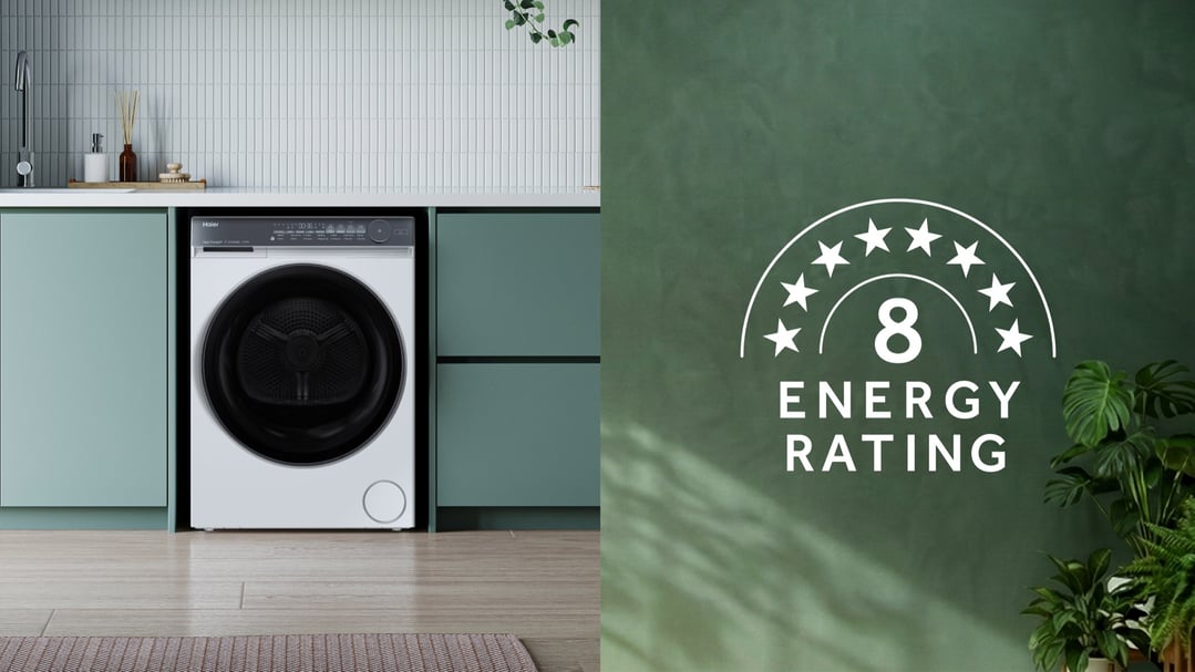 Haier 8kg 500 Series Heat Pump Dryer - White HDHPS80NW1