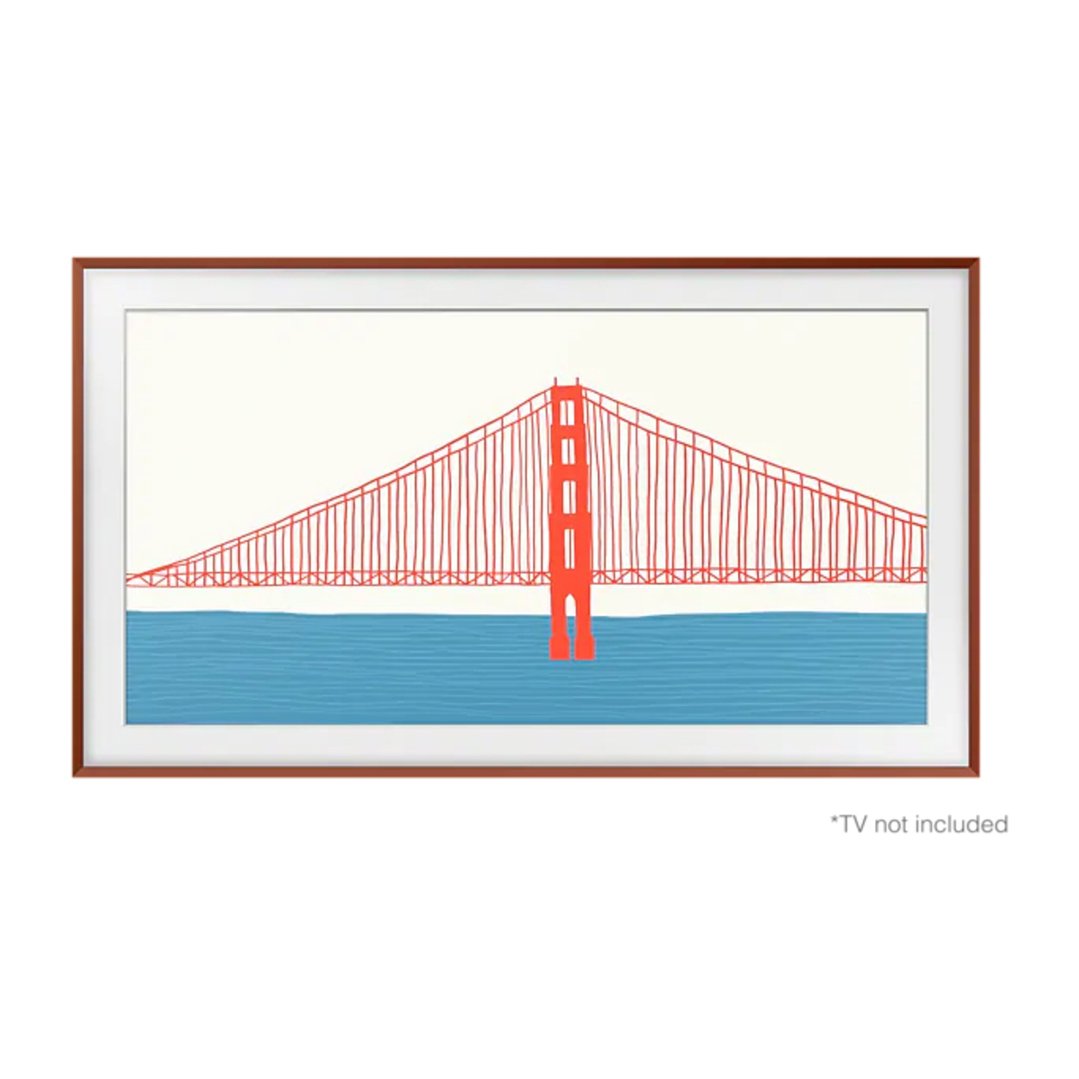 Samsung 55" Brick Red Customisable Bevelled Frame VG-SCFA55TRCRU
