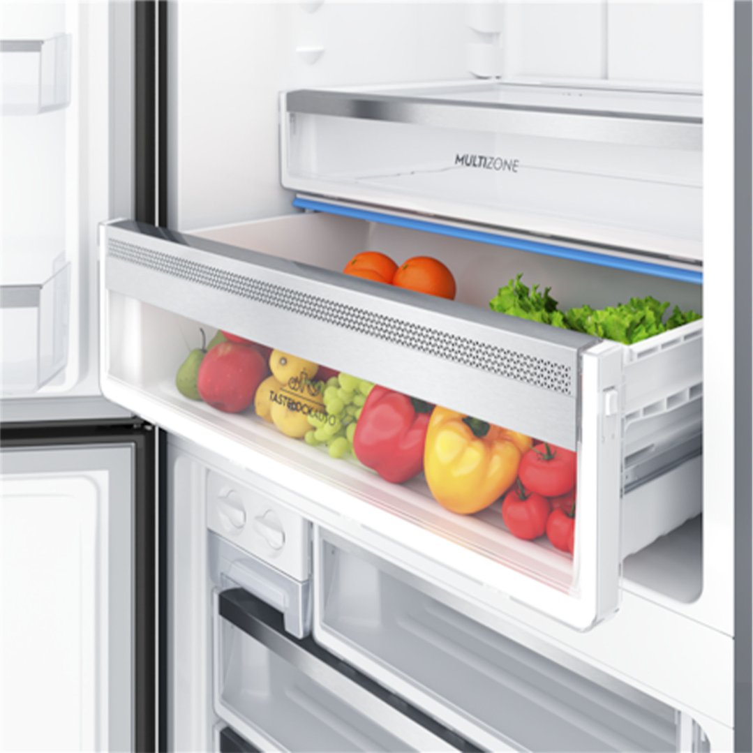 Electrolux 496L UltimateTaste 500 Bottom Freezer Fridge - Matte Black EBE5007BD-R