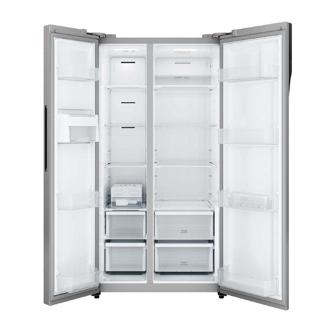 Westinghouse 624L Side by Side Fridge, Silver WSE6200SB