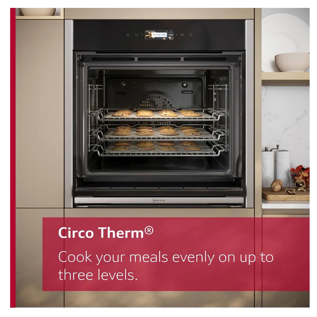 Neff 60cm Pyro Built-in oven - Graphite-Grey B54CR71G0B