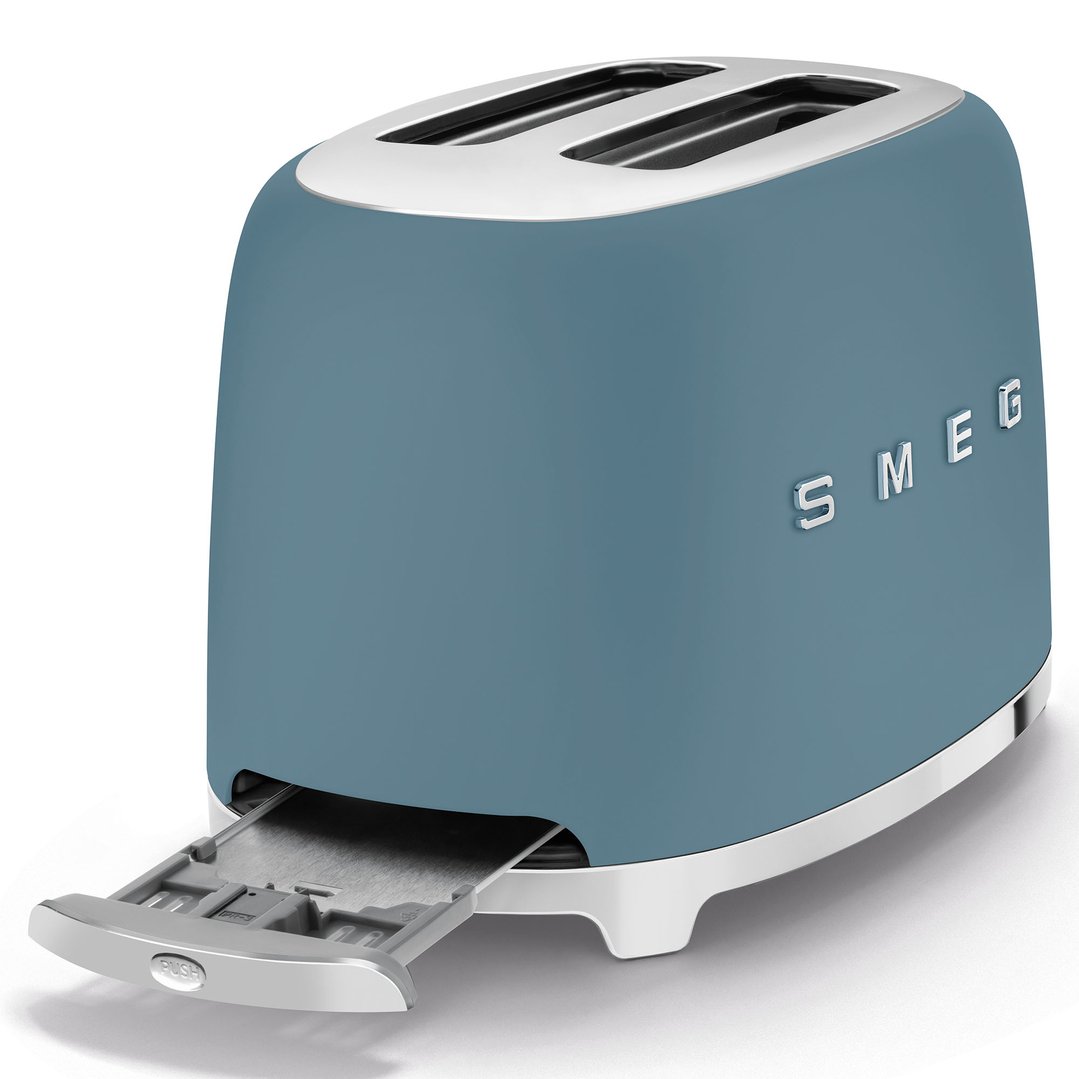Smeg 50's Style 2 Slice Toaster - Storm Blue TSF01SBMAU