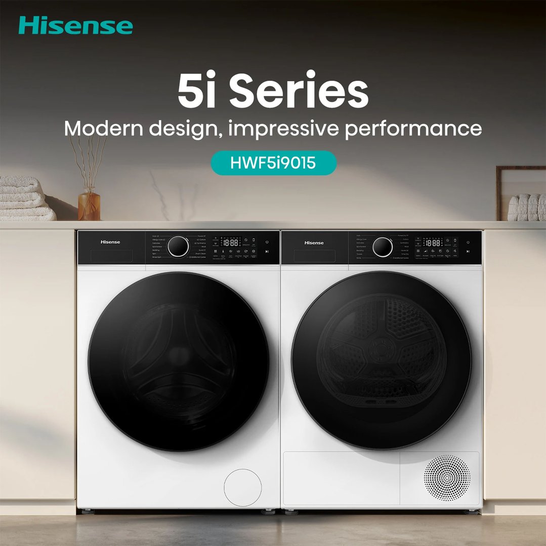 Hisense 9kg Series 5i Front Load Washer HWF5I9014