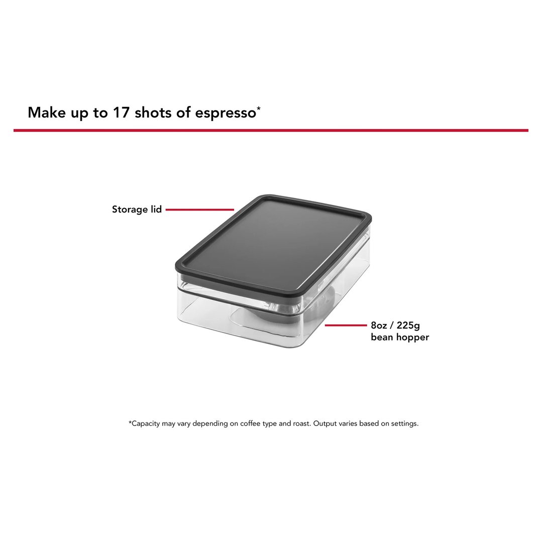 Kitchenaid Semi Automatic Espresso Machine with Burr Grinder Porcelain 5KES6551APL