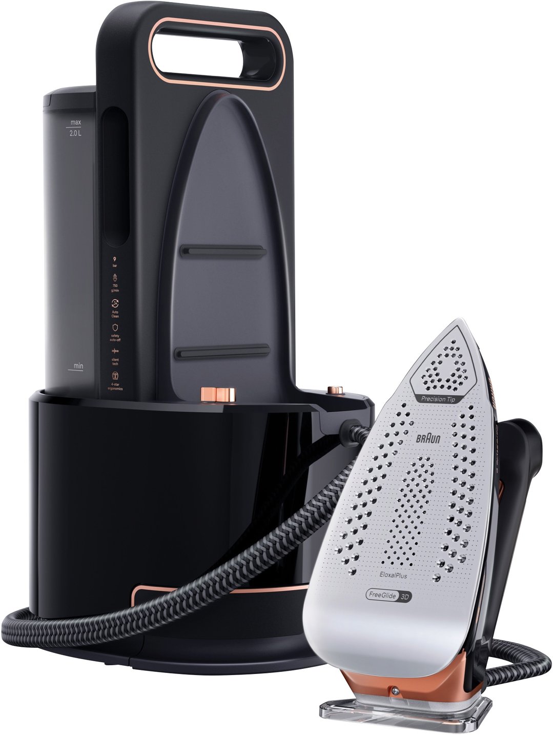 Braun CareStyle 9 Two-in-One Garment Steamer Station IS9095BK