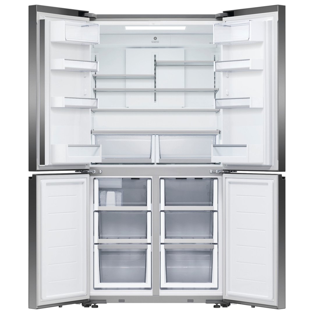Fisher & Paykel 538L Series 7 Quad Door Refrigerator Freezer, Ice & Water RF605QZUVB1