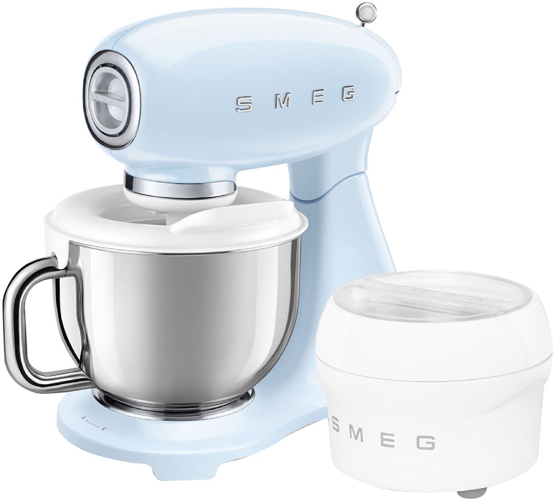 Smeg 50's Style Retro Stand Mixer - Pastel Blue SMF05PBAU