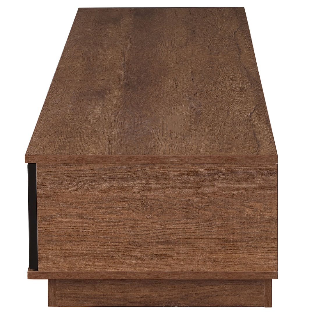 Tauris Rio 2200mm Low Line TV Cabinet - Dark Oak RIO2200LLDO