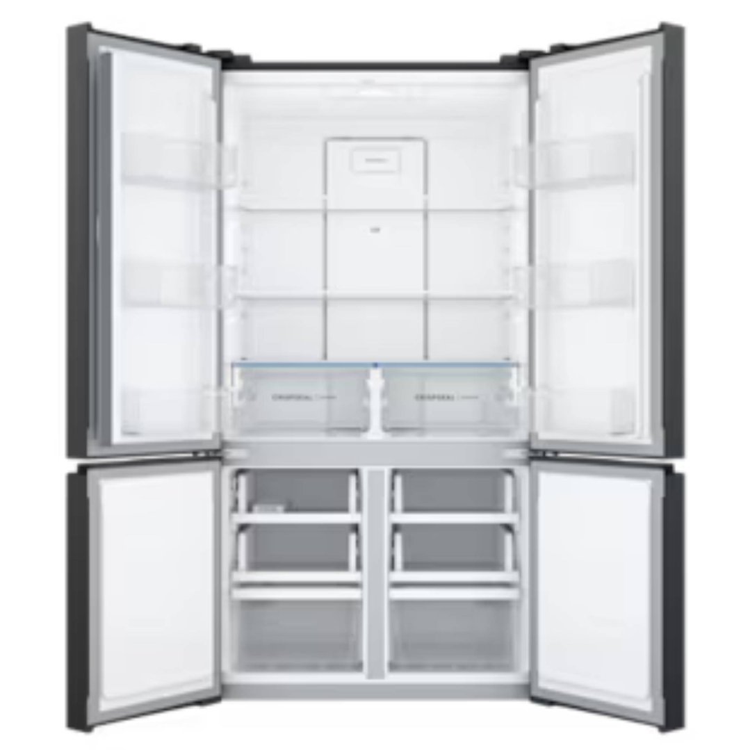 Westinghouse 547L Quad-Door Fridge - Matte Black WQE5400BD