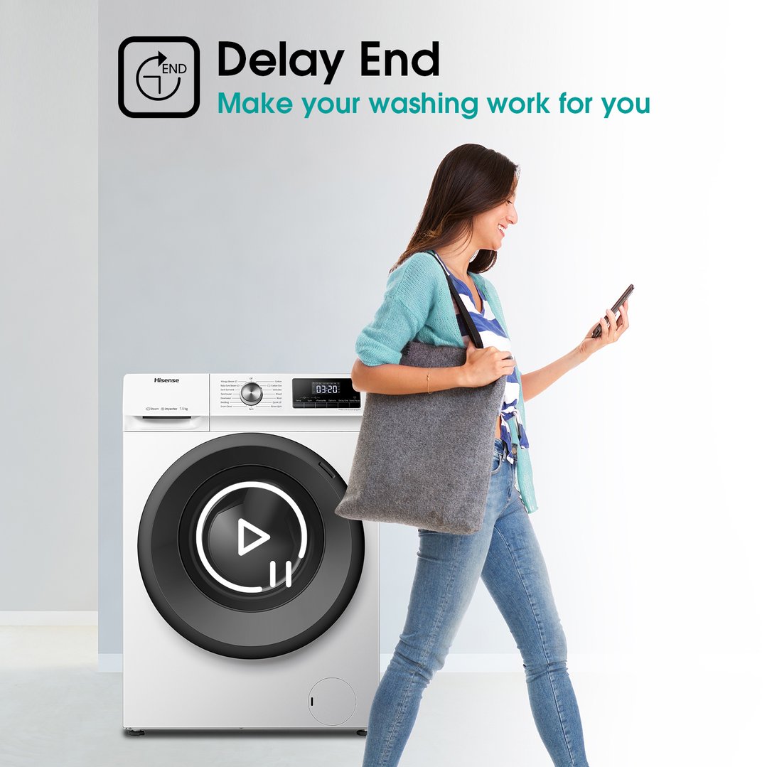 Hisense 7.5kg PureJet Front Load Washing Machine HWFY7514