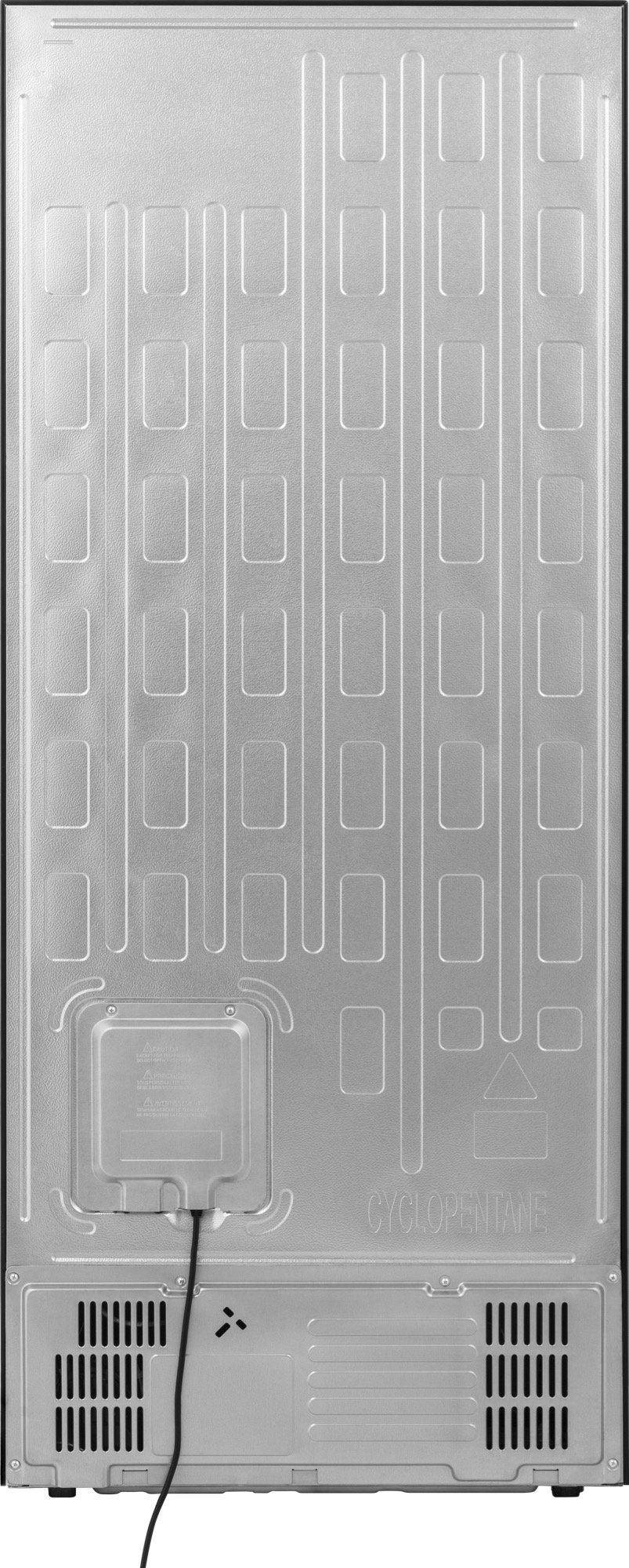 Hisense 417L Bottom Mount Refrigerator, Black Stainless Steel HRBM418B